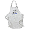 Apron - Image of Words Peace Rules with Fingers Making Peace Sign – Inspirational Sayings