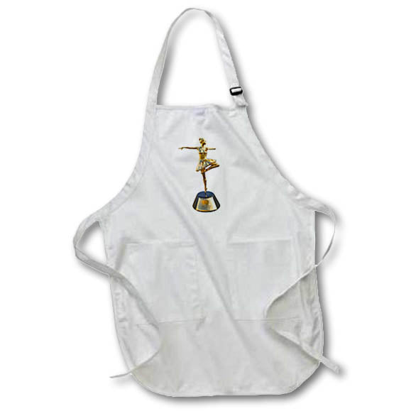 Apron - A female ballet dancer trophy in gold Graphics Awards