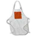 Apron - Orange horizontal chevron pattern Zydd - Chevron Patterns