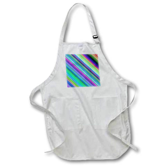 Apron - Multicolored diagonal line pattern background Zydd - Striped Backgrounds