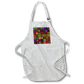 Apron - Dark square mosaic background design Zydd - Square Backgrounds