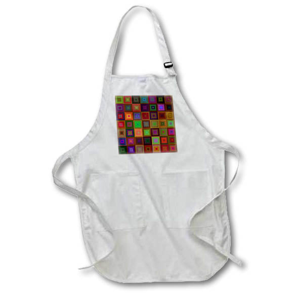 Apron - Dark square mosaic background design Zydd - Square Backgrounds