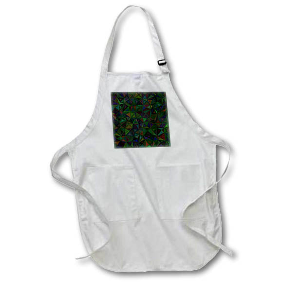 Apron - Dark color triangle mosaic background Zydd - Triangle Backgrounds