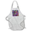 Apron - Multicolored triangle mosaic background design Zydd - Triangle Backgrounds