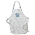Apron - Image of the phrase Baseball Mom in blue lettering Morgan Elizabeth Design - Phrases