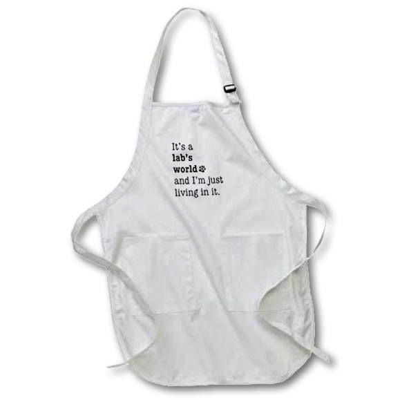 Apron - Image of funny Lab Quote Morgan Elizabeth Design - Phrases