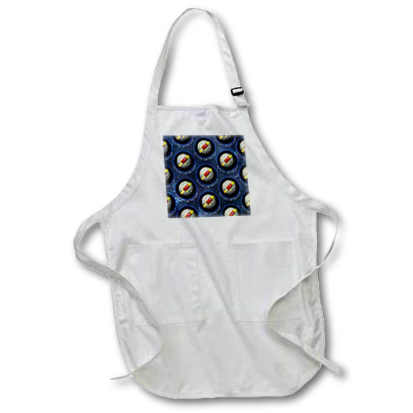 Apron - Pattern of a cute future astronaut with rocket in outer space. Creative Studios – Space