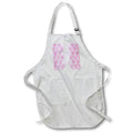 Apron - Contemporary Pink Gradient Peacock Feather Pattern Patterns
