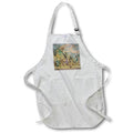 Apron - Magic Lantern Slide Diableries Course De Velocipedes Hand Colored Magic Lantern Slides