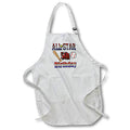 Apron - All Star 5th Birthday With A Baseball and Baseball Bat Birthdays