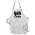 Apron - Magic Lantern Slide Vintage Keystone Visiting Washingtons Headquarters Magic Lantern Slides