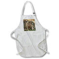 Apron - Magic Lantern Slide Love Down by the Old Mill Vintage Romance Magic Lantern Slides
