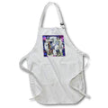 Apron - Unique Night Sky Forrest Animals Monogram Initial K Monograms