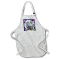Apron - Unique Night Sky Forrest Animals Monogram Initial Z Monograms