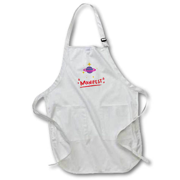 Apron - Manifest Motivation Quotes 3dRose-Inspirational quotes