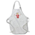 Apron - Cute Red and White Sailor Seagull Illustration Cute Illustrations