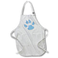 Apron - Cute Blue Cat Pawprint Illustration Cute Illustrations