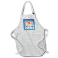 Apron - Image of 116th Birthday Tag, Cupcake, Candle, Balloons, Gift, Streamer Birthday Design