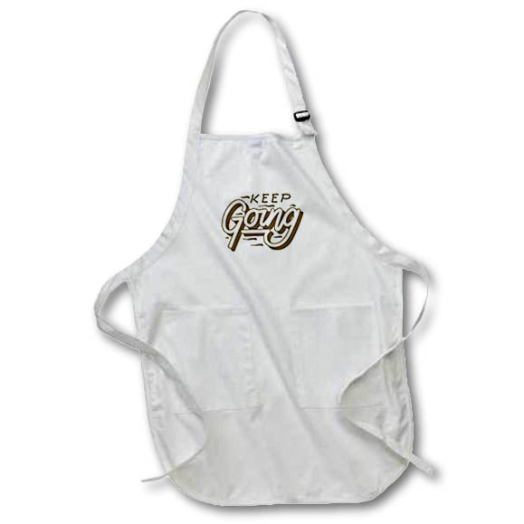 Apron - Keep Going Mental Health Awareness Motivational Quotes 3dRose - Rosette - Mental Health Awareness