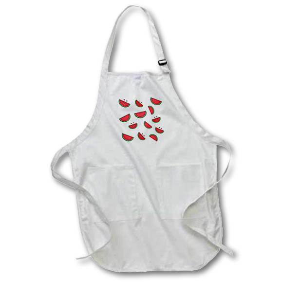 Apron - Printed Watermelon Design 3dRose - Rosette - Pattern Prints