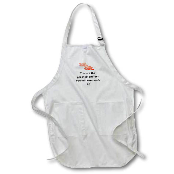 Apron - Simple Quotes for Self Motivation 3dRose- Inspirational quotes