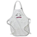 Apron - Sick and Tired Face Emotions 3dRose - Rosette - Emotions