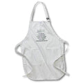Apron - Recipe For Happiness Text Art - Recipes