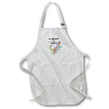 Apron - Text Saying My Superpower Is Creativity With Colorful Image Below Art - Creativity