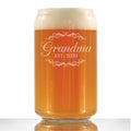 Grandma Est. 2020 - 16 Ounce Beer Can Pint Glass