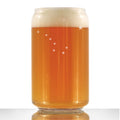 Alaska Flag Beer Can Pint Glass - State Themed Drinking Decor and Gifts for Alaskan Women & Men - 16 Oz Glasses
