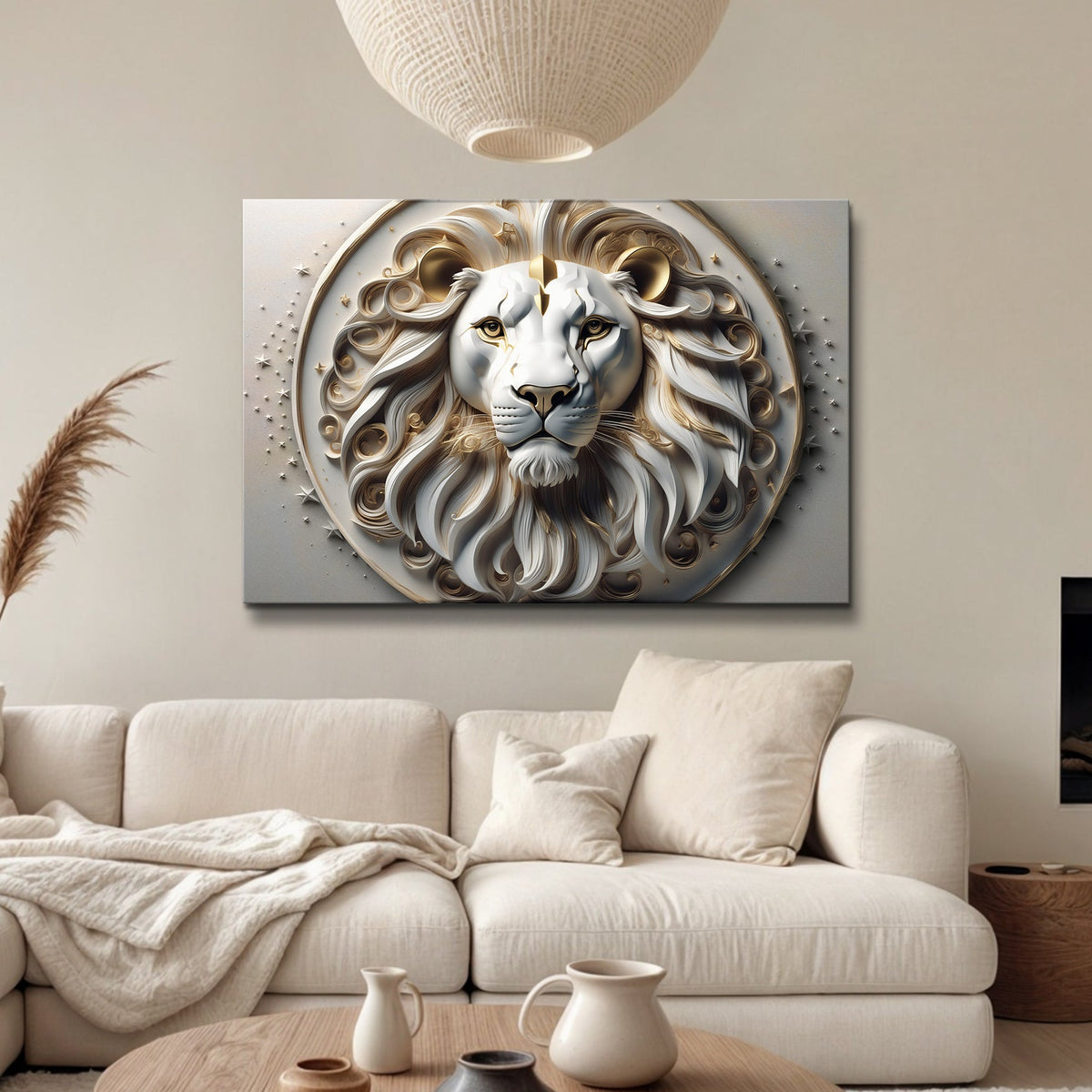 Majestic Lion Wall Art VI