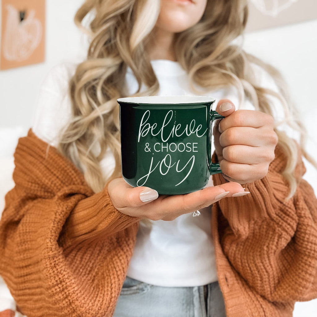 Believe & Joy Mug