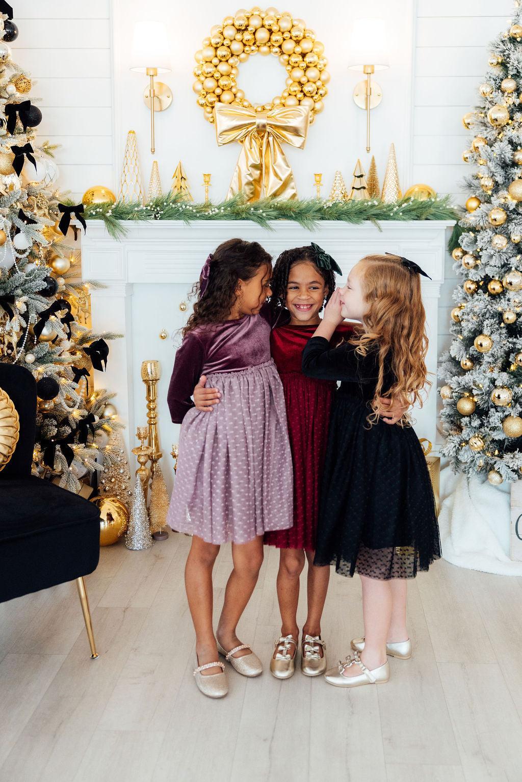 Black Velvet Tutu Dress
