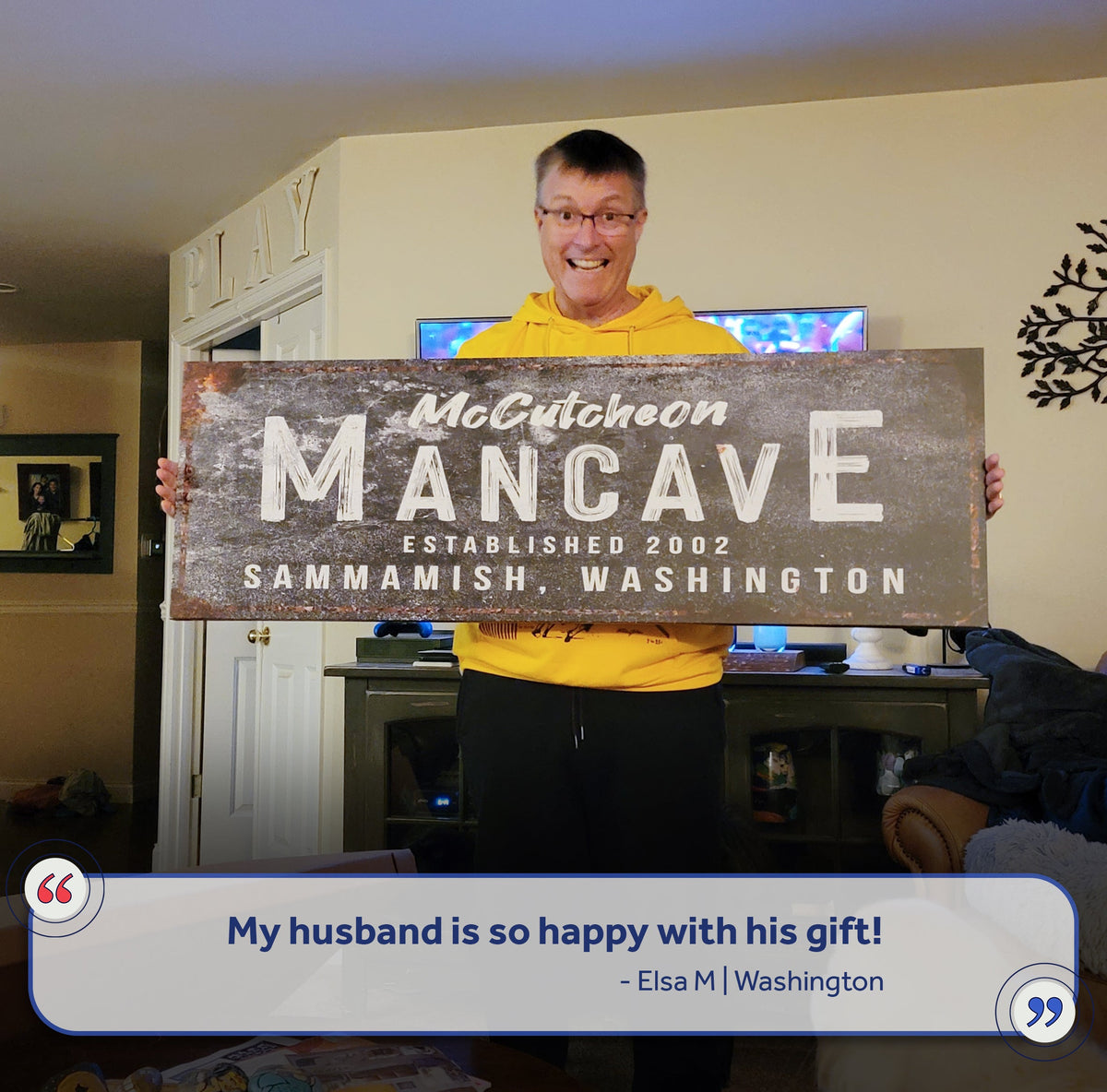 Good Times Man Cave Sign