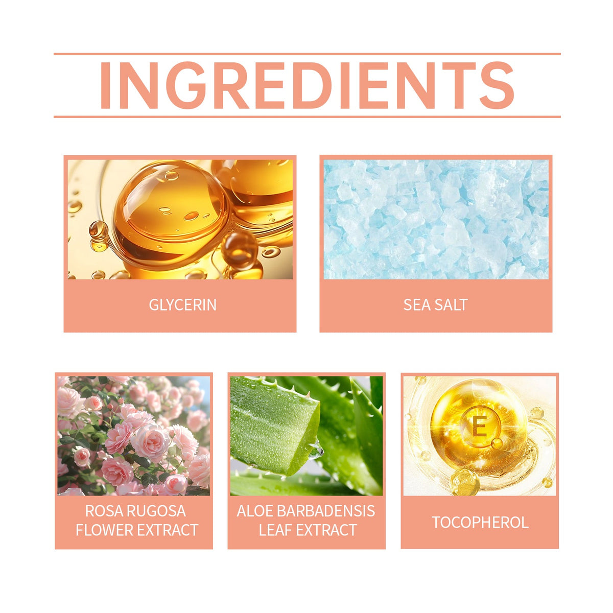 Rose Bath Mineral Salt, Bathe Skin, Clean Surface Scales, Moisturize Skin Care