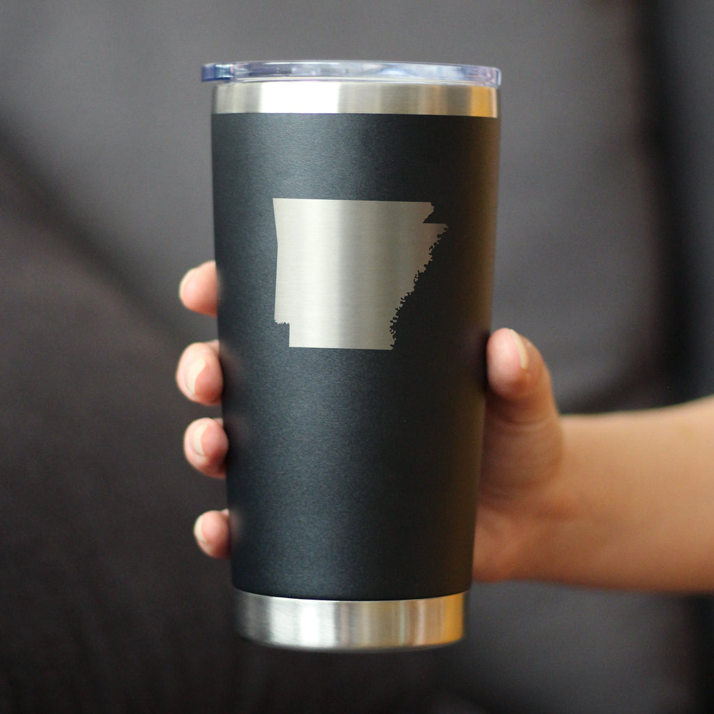 Arkansas State Outline - 20 oz Coffee Tumbler
