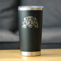 Cavalier King Charles Spaniel Face - 20 oz Coffee Tumbler