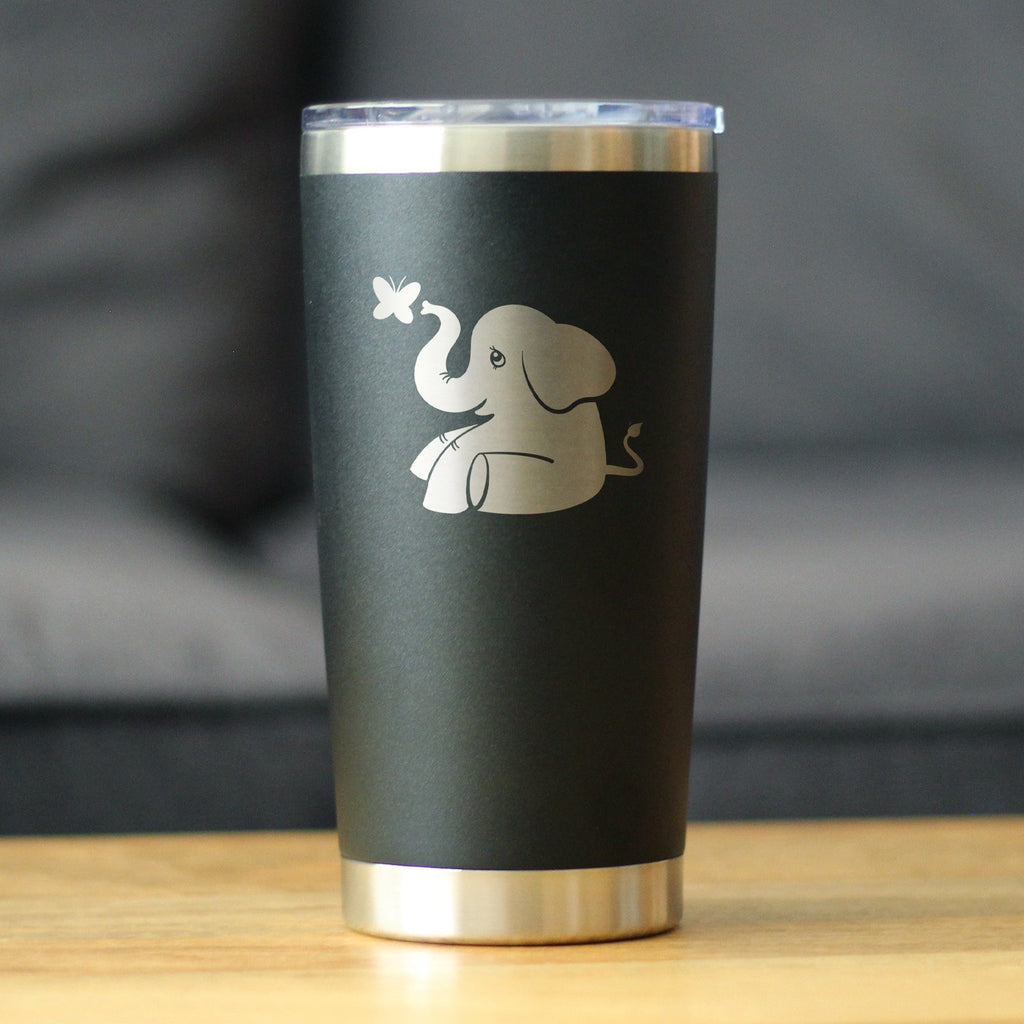 Cute Elephant - 20 oz Coffee Tumbler