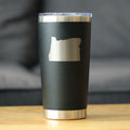 Oregon State Outline - 20 oz Coffee Tumbler