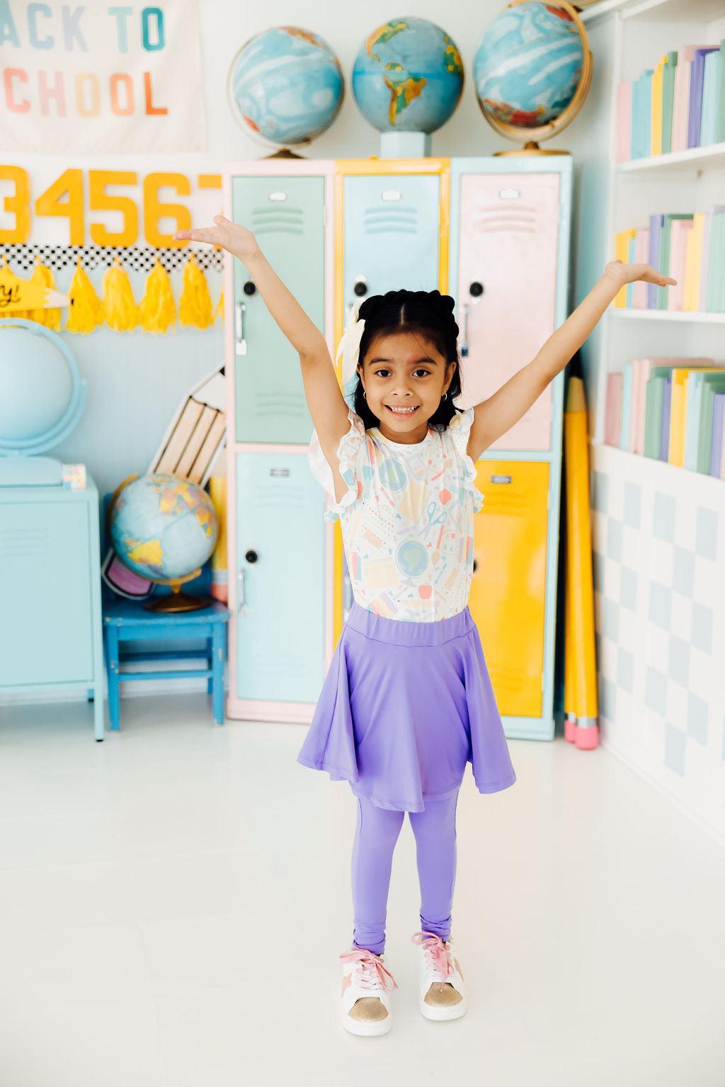 Campus Cutie S/S Ruffle Tee