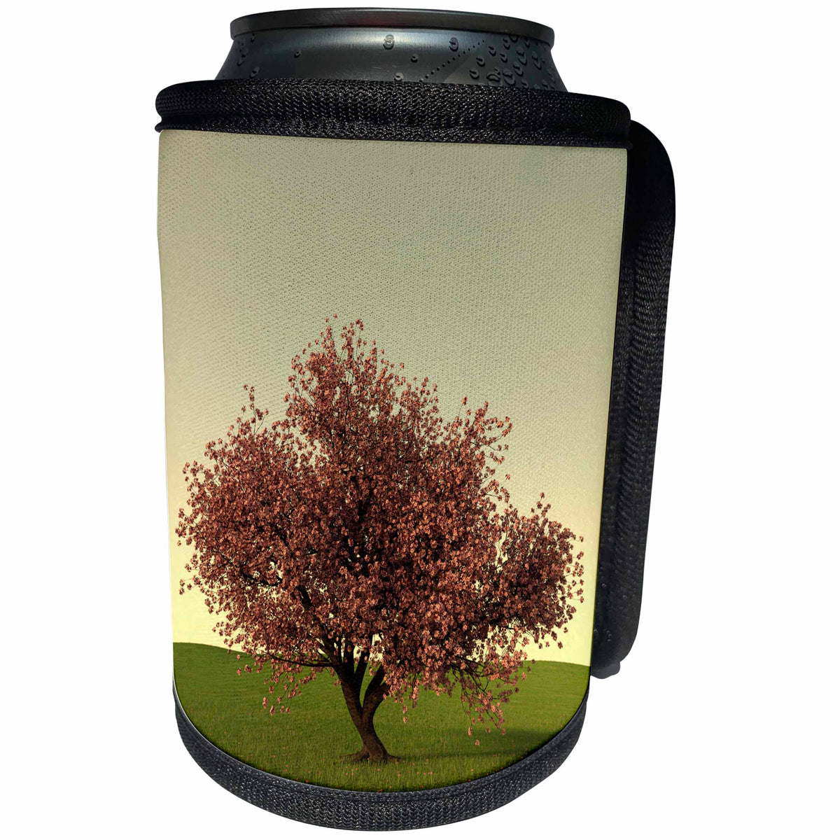 3dRose Boehm Graphics Nature - A Japanese Cherry Tree at Sunset - Can Cooler Bottle Wrap (cc_282302)