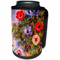 3dRose VintageChest – Masterpieces - Claude Monet - Anemones - Can Cooler Bottle Wrap (cc_303322)