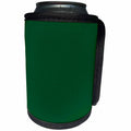 3dRose Florene Designer Colors - Forest Green - Can Cooler Bottle Wrap (cc_30643)