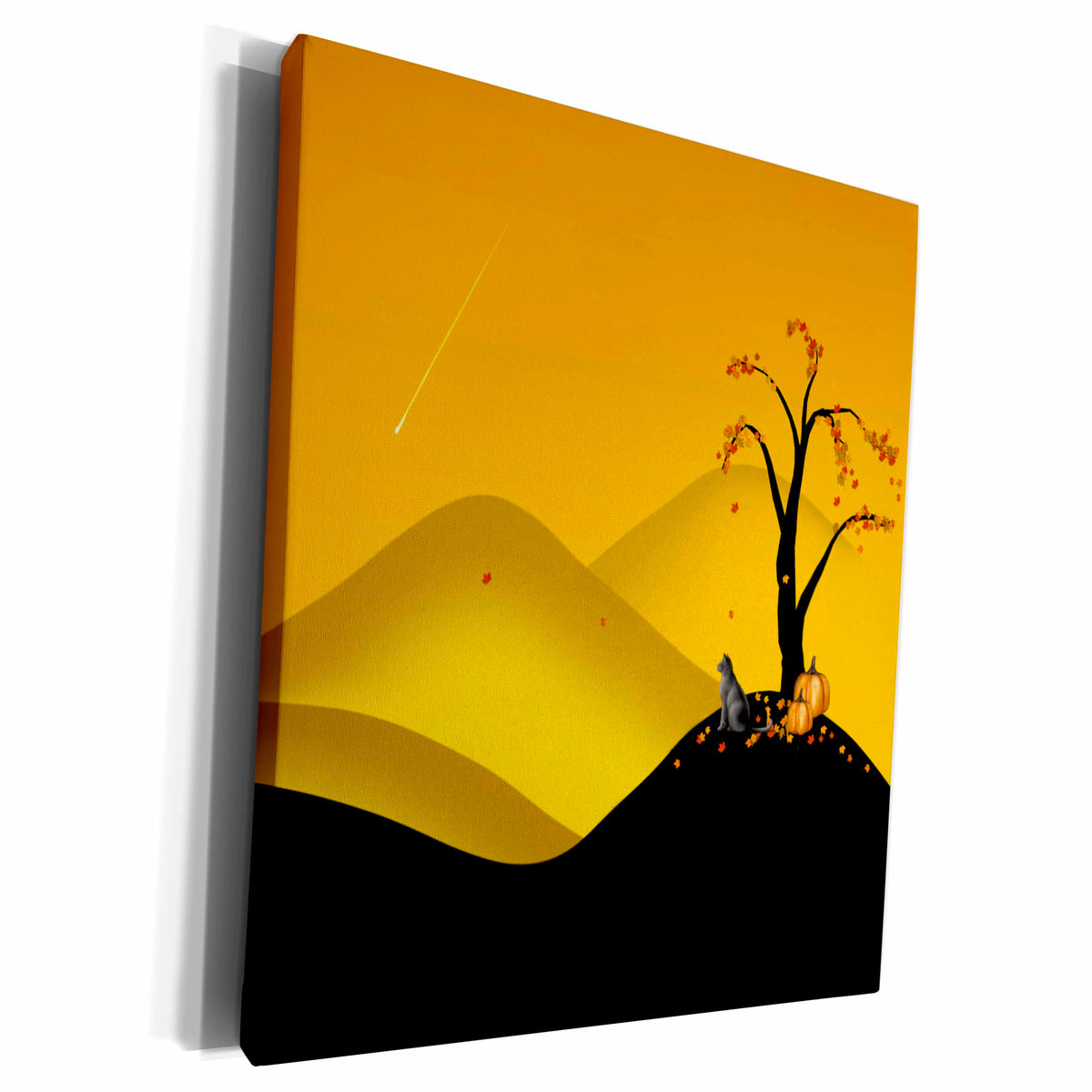 3dRose Fantasy Halloween Tree - Museum Grade Canvas Wrap (cw_185356)