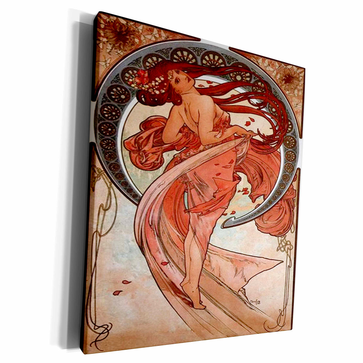 3dRose Print of Muchas Dance Art - Museum Grade Canvas Wrap (cw_204282)
