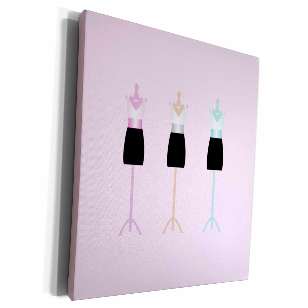 3dRose Museum Grade Canvas Wrap - 3 Dress Forms Print