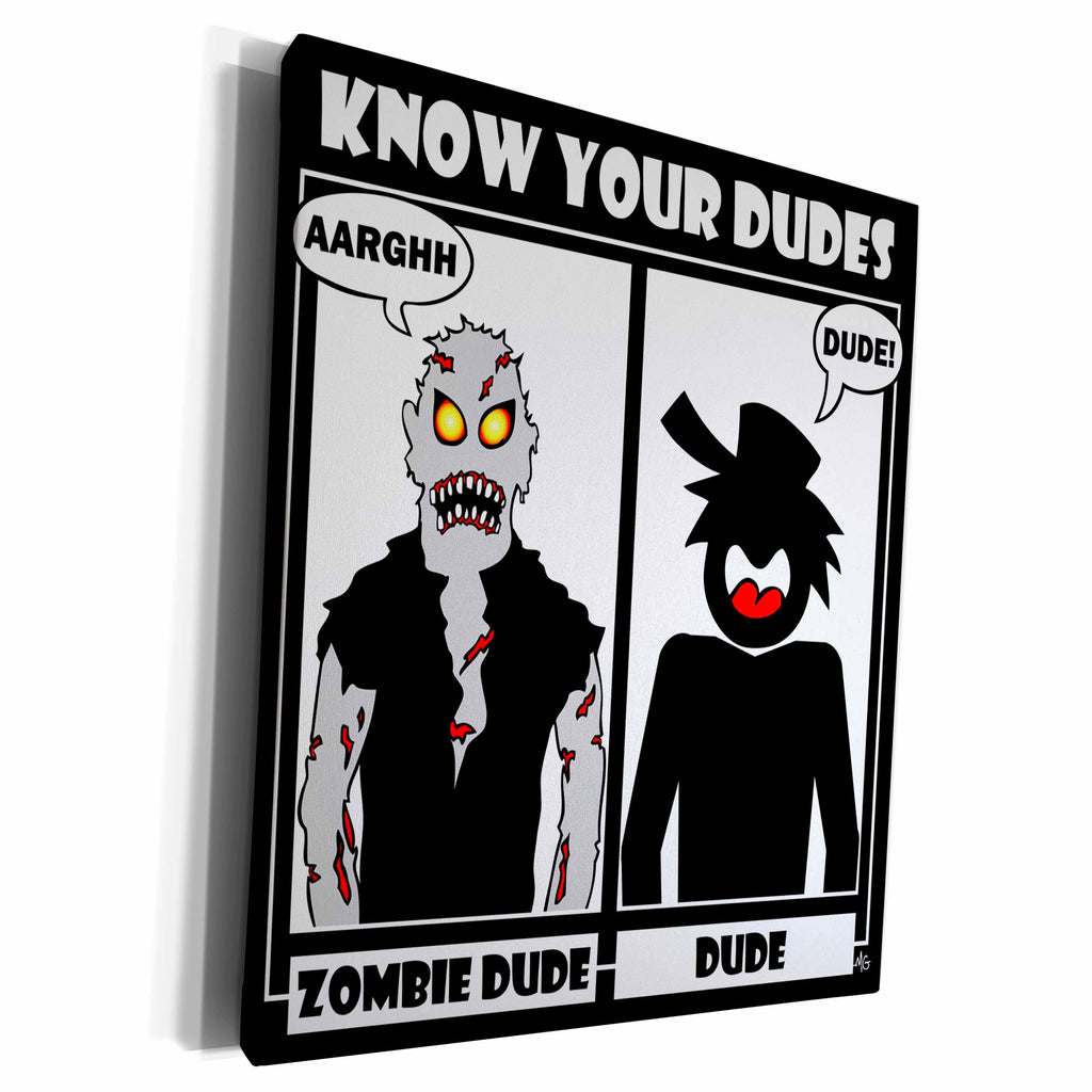 3dRose ZOMBIE DUDE image 1 - Museum Grade Canvas Wrap (cw_20439)