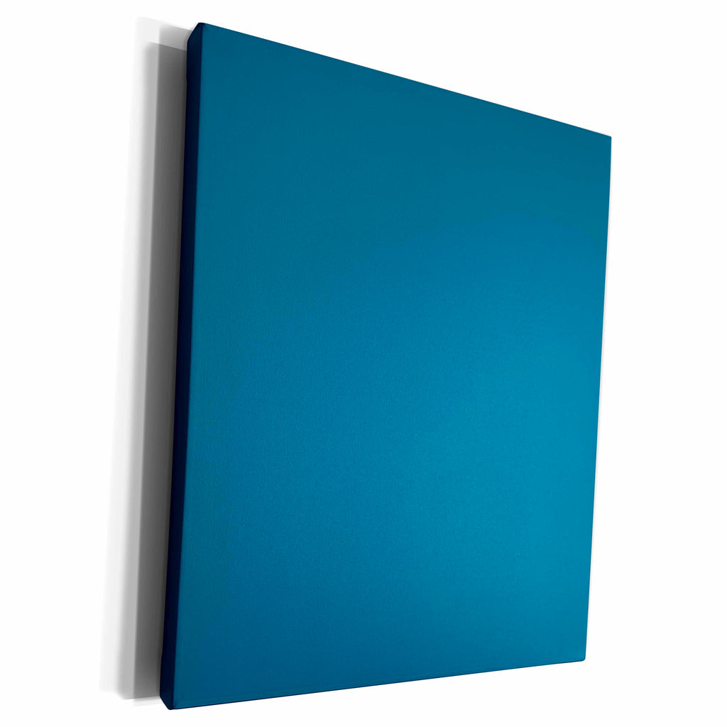 3dRose Print of Grayed Turquoise - Museum Grade Canvas Wrap (cw_204766)
