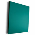 3dRose Print of Deep Teal - Museum Grade Canvas Wrap (cw_204781)