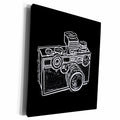 3dRose Picture of a Vintage Classical Camera - Museum Grade Canvas Wrap (cw_20714)